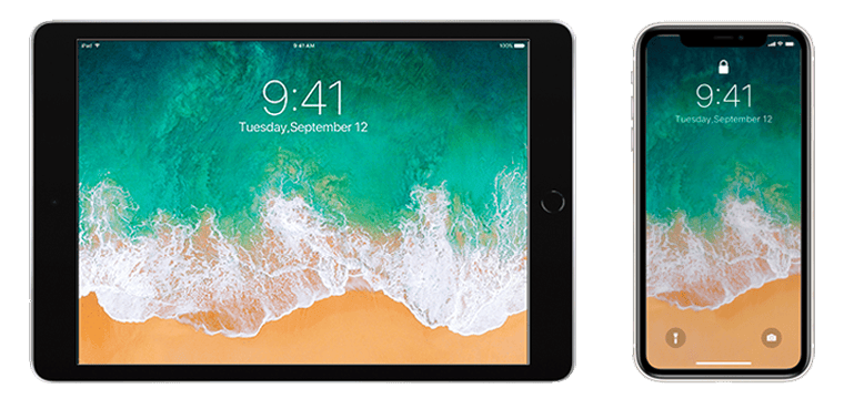 iPadまたはiPhoneの画像
