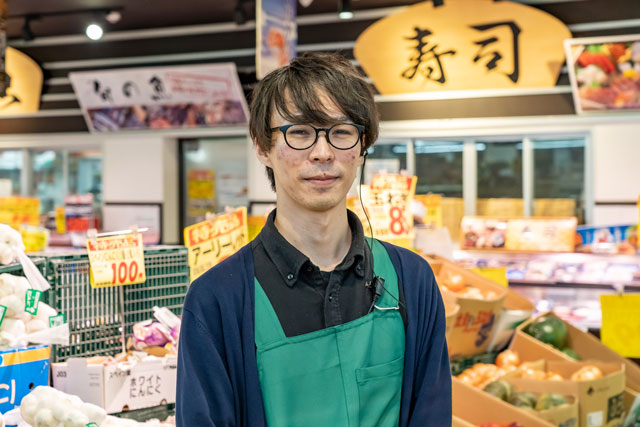 スーパーマルサン 越谷花田店 チーフ 森 光平 氏